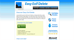 Desktop Screenshot of easyexifdelete.com